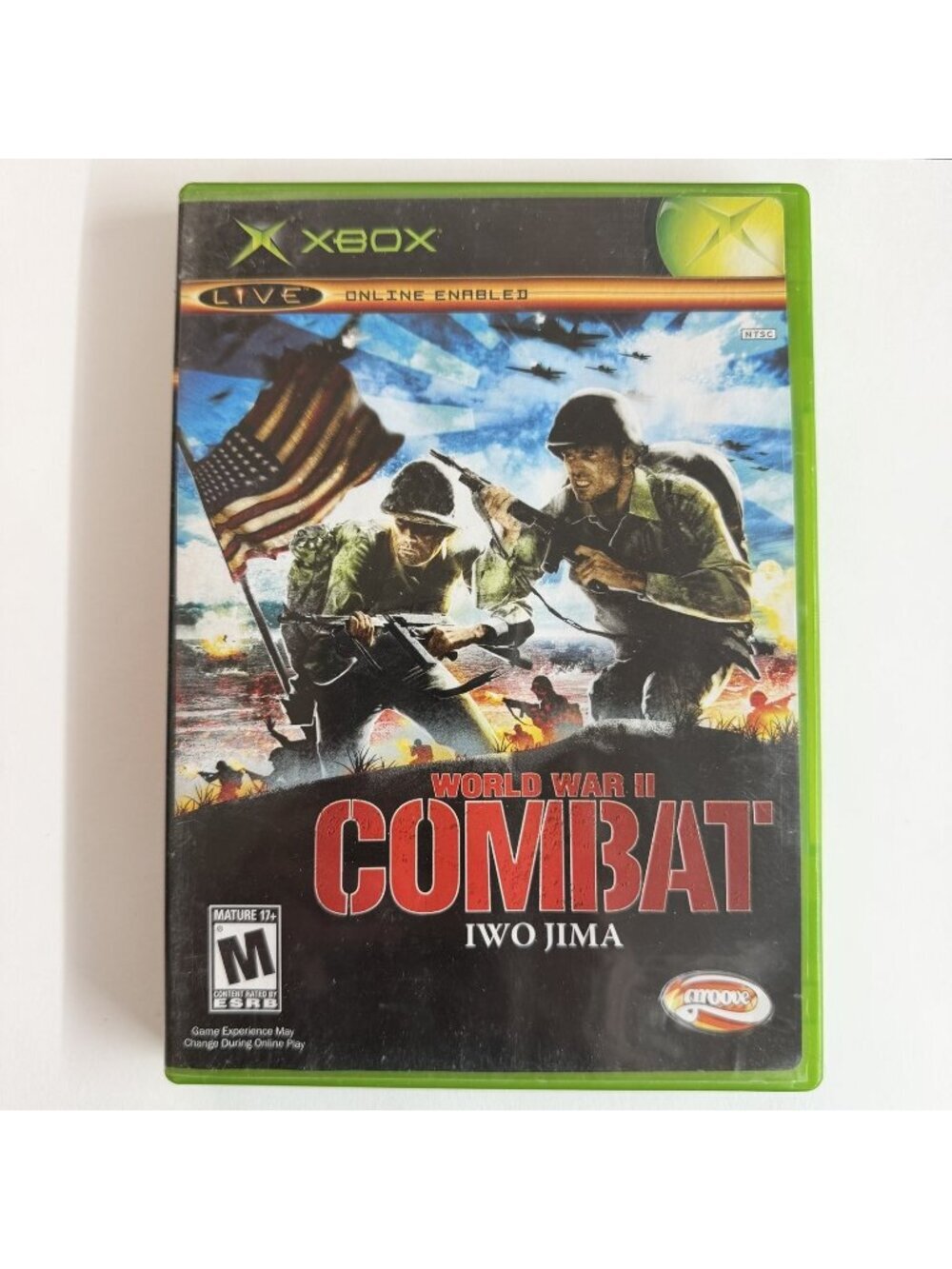 World War II WWII Combat Iwo Jima 2 (Microsoft Xbox) Complete